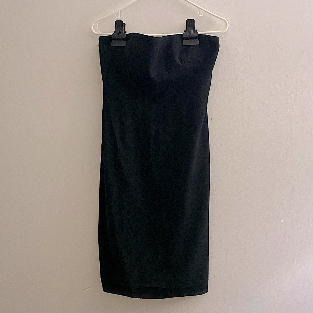 BCBG Strapless Cocktail Dress